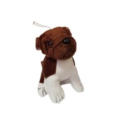 Bulldog plüss kutya