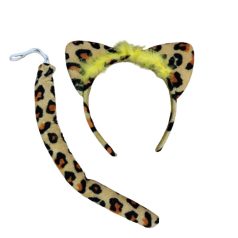 Leopárd jelmez kiegészítő szett 2 részes