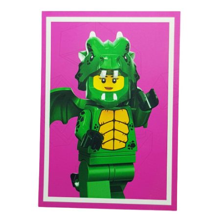 Lego képeslap Zöld sárkány