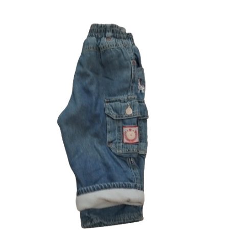 Bélelt farmer nadrág 6-9 hó