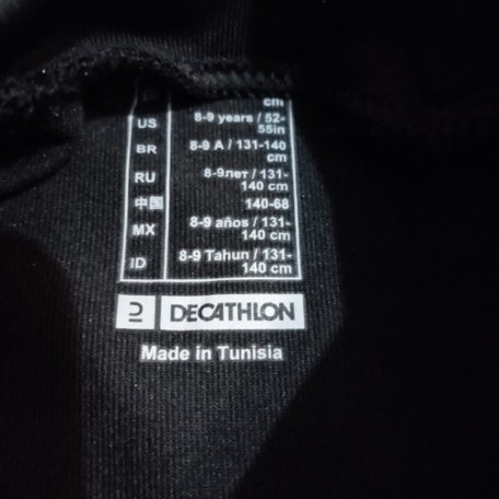 Aláöltözet felső, hosszú ujjú 8-9 év