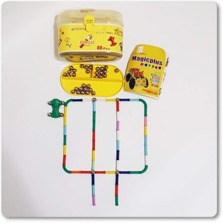 Geomag 88 db-os hordozható táskában