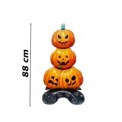 Halloween felfújható tök dekoráció dísz 88 cm