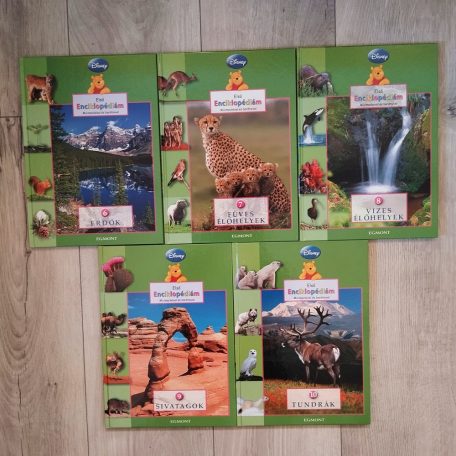 Első Enciklopédiám Micimackóval és barátaival 15 kötet Disney