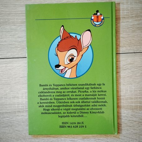 Bambi és az elveszett mókus mesekönyv Disney