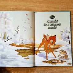 Bambi és a szomorú mackó mesekönyv belső címoldal illusztrációval