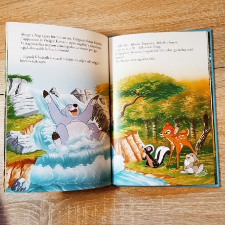 Részlet a mesekönyvből: Bambi, Toppancs és Virág az erdőben