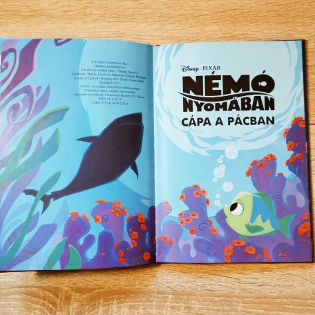 Némó nyomában: Cápa a pácban mesekönyv Disney PIXAR