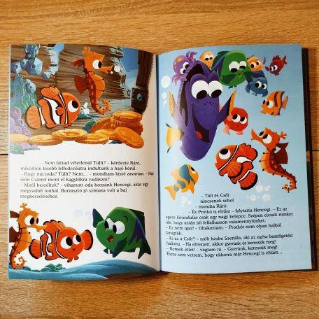 Némó és a halsuli barátai a tenger mélyén Disney Pixar rajz
