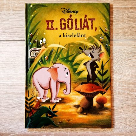 II. Góliát a kiselefánt mesekönyv borító szemből