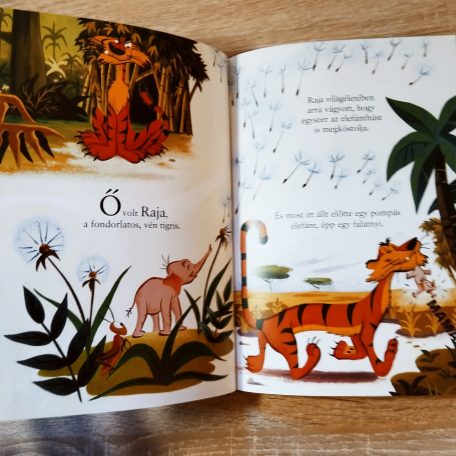 Részlet a kiselefánt meséből: Raja a fonnyadt vén tigris