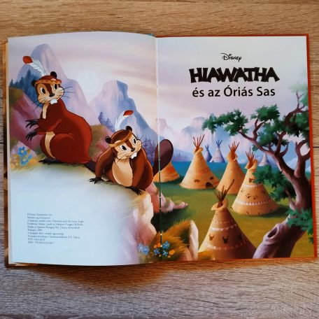 Hiawatha és az Óriás Sas mesekönyv Disney
