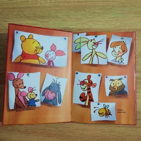 A Százholdas Pagony lakói fényképes illusztráció a mesekönyvben