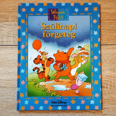 Micimackó Szülinapi förgeteg mesekönyv borító szemből
