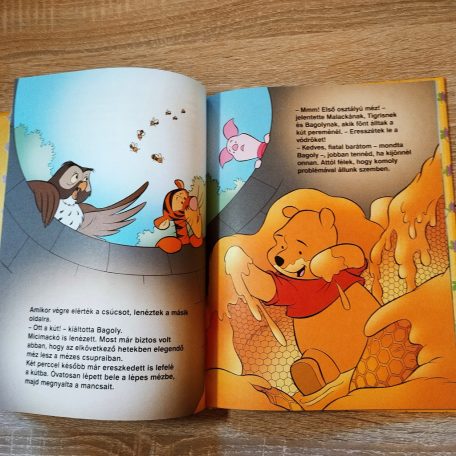 Részlet a mézes meséből színes illusztrációval