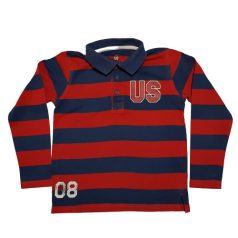 Csíkos ingpóló 6-8 év