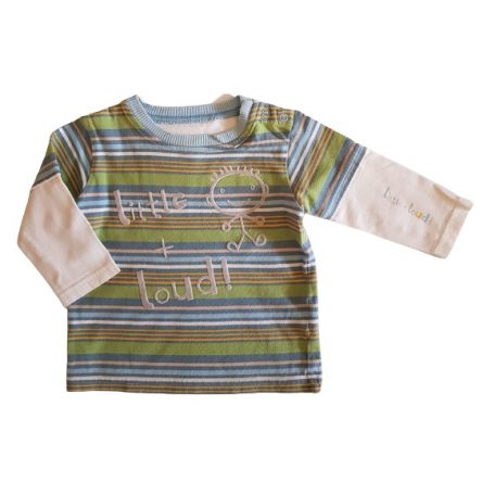 M&S csíkos póló 3-6 hó