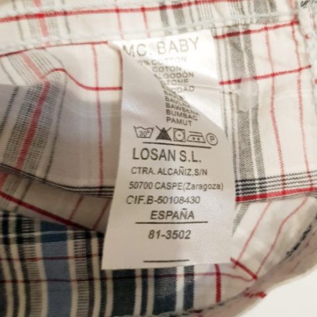 LOSAN kockás ing 4 év