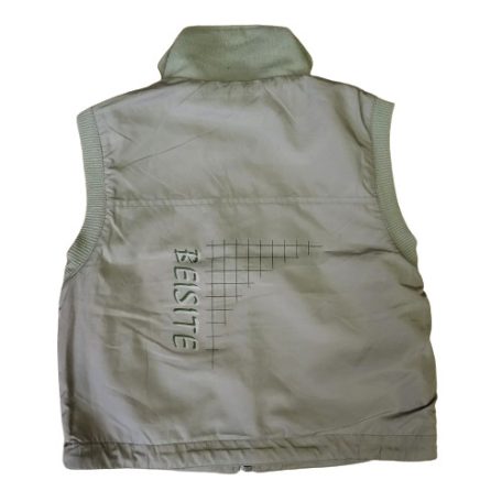 Khaki zöld mellény 3-4 év