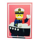 Lego képeslap Kompkapitány