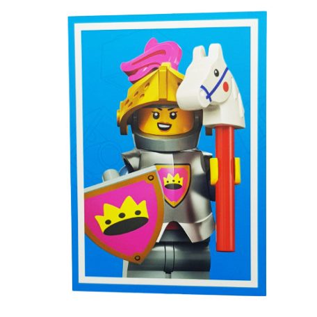 Lego képeslap Sárga kastély lovagja