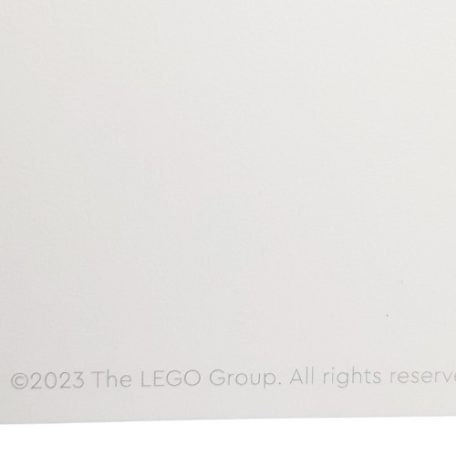 Lego képeslap Sárga kastély lovagja