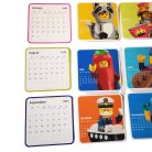 Lego kártyanaptárak tartóval, tárolóval