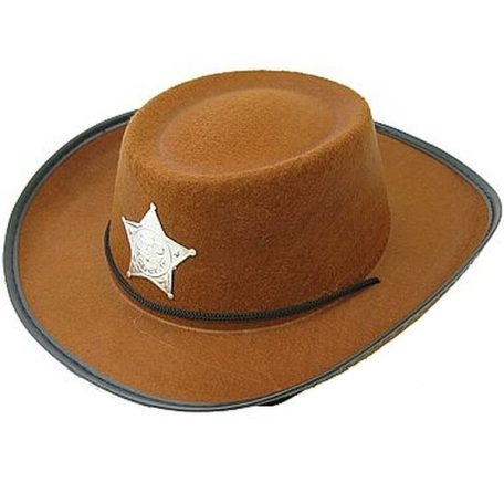 Sheriff Cowboy kalap oldalról