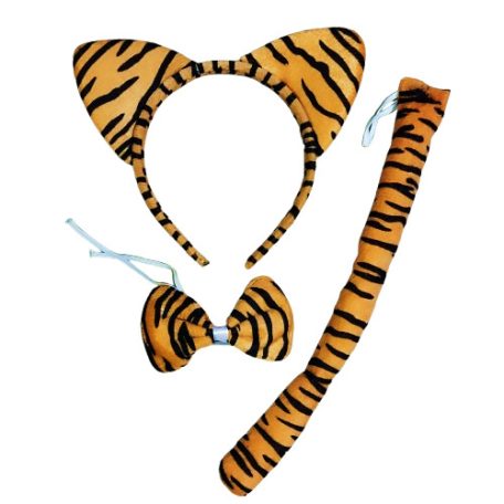 Tigris jelmez kiegészítő szett 3 részes