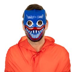 Huggy Wuggy Halloween álarc kék