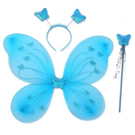 Pillangó / Tündér szárny szett 47 cm x 38 cm Kék