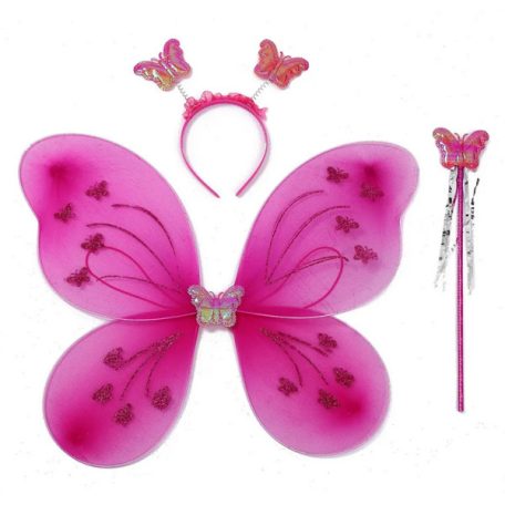 Pillangó / Tündérszárny szett 47 cm x 38 cm Magenta