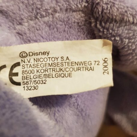 Zelefant Micimackóval plüss Disney