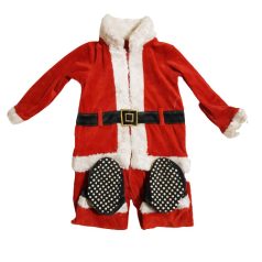 Mikulás plüss rugdalózó12-18 hó