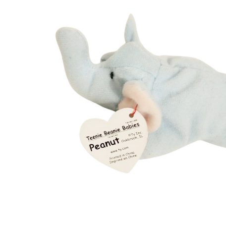 Ty elefánt plüss Világoskék