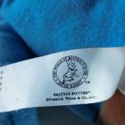 Eredeti Beatrix Potter Peter Rabbit bevarrt textil címke