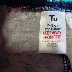 Virágos nadrág 7-8 év TU