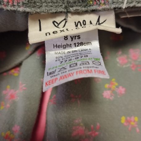 Virágos leggings 8 év Next