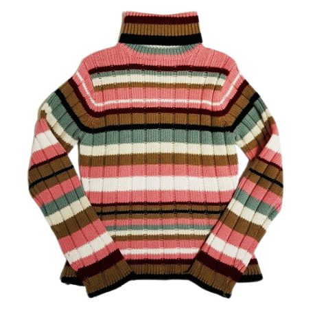 Kötött garbós pulóver M-méret