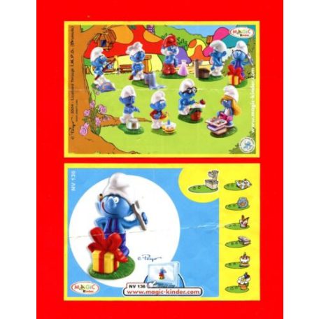 Törp figura Kinder NV 136