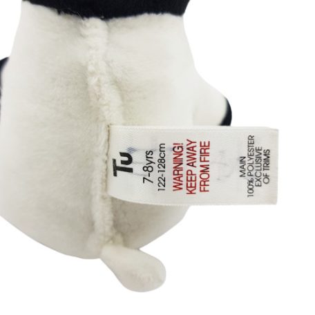 Bárány plüss Fekete- fehér