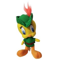Csőrike (Tweety) plüssfigura 30 cm Robin Hood jelmezben