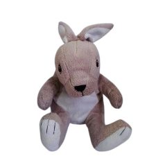 IKEA VANLIG HARE plüss nyuszi 20cm oldalról hímzett szempilla