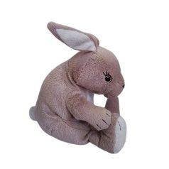 IKEA VANLIG HARE plüss nyuszi 20cm szemből fehér has tappancs