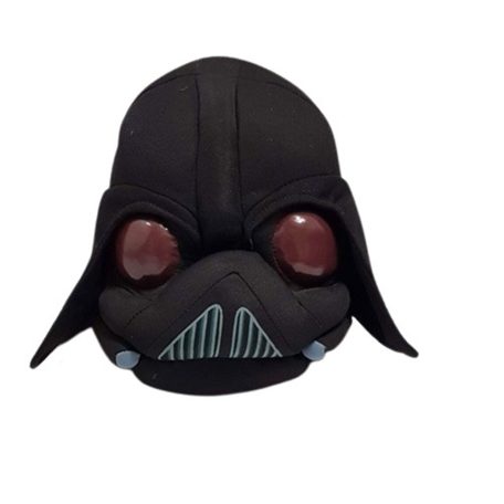 Angry Birds Star Wars Darth Vader plüss szemből fekete sisak vörös szem szürke maszk