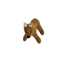 IKEA KLAPPAR mini kutya plüss szemből, hímzett szemek, kitűnő állapot