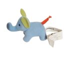 IKEA BARNSLIG elefánt plüss címkével, kitűnő állapot, babakocsi csörgő