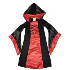 Vámpír Középkori kapucnis jelmez 4-6 év