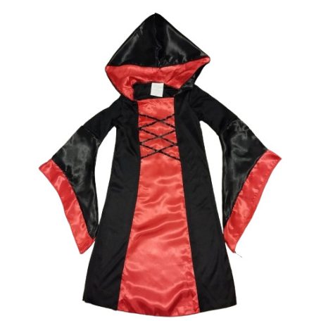 Vámpír Középkori kapucnis jelmez 4-6 év