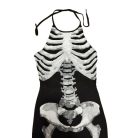 Női szexy csontvázoverál jelmez M